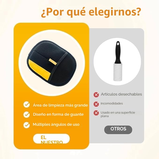 Peluxi- Guante Eliminador de Pelo para Mascotas